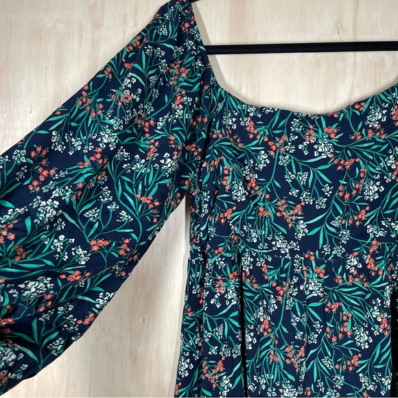 New ~ Lost + Wander Navy Floral Goodnight Garden Maci Dress Size M - Picture 4 of 11